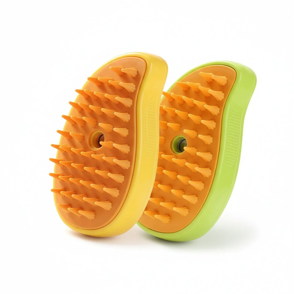 Brosse à vapeur 3 en 1 pour toilettage doux et efficace