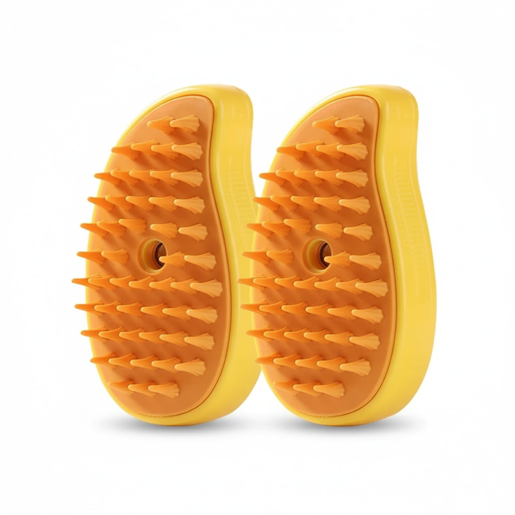 Brosse à vapeur 3 en 1 pour toilettage doux et efficace