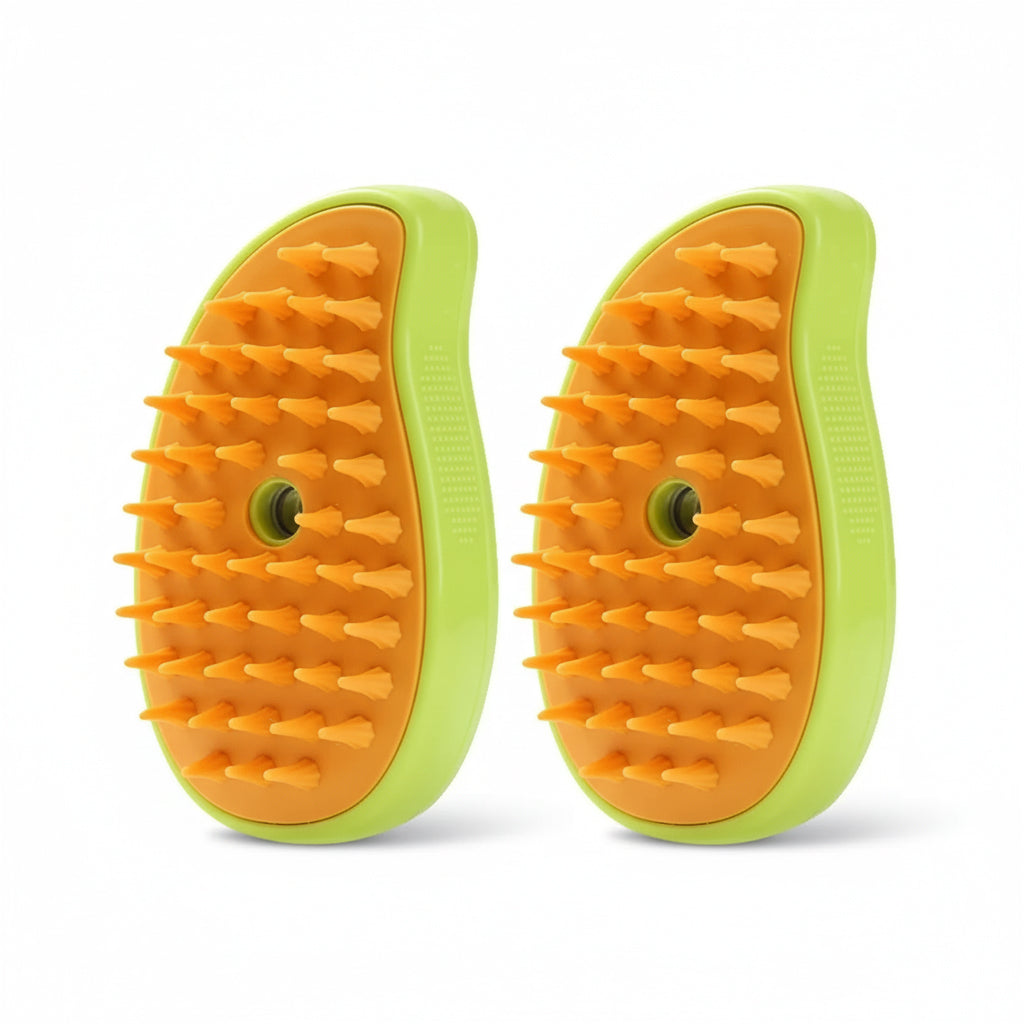 Brosse à vapeur 3 en 1 pour toilettage doux et efficace