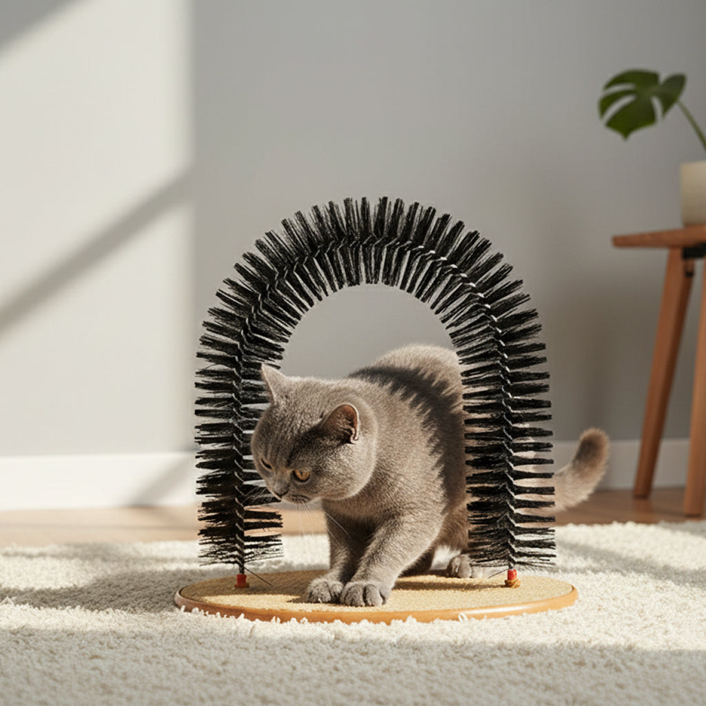 Brosse de Toilettage Auto pour Chat