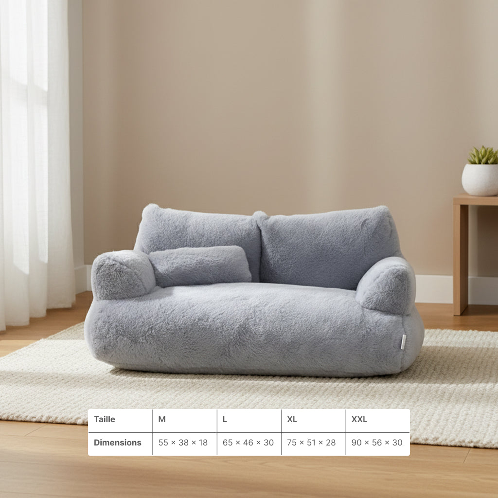 Canapé pour chat base antidérapante confortable