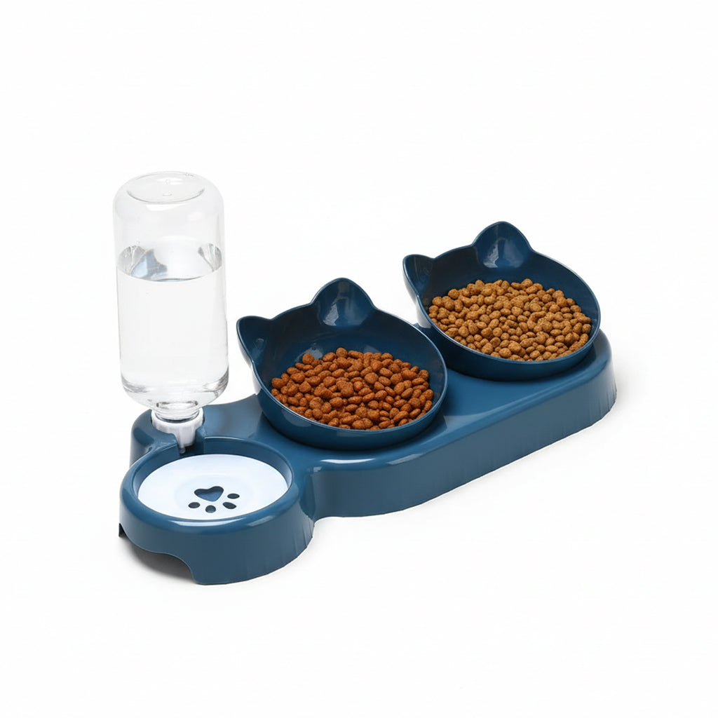 Gamelle 3 en 1 pour chat