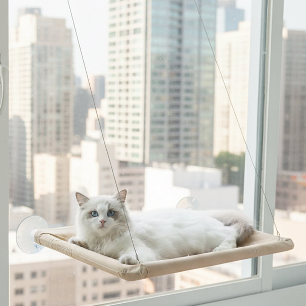 Hamac de fenêtre pour chat