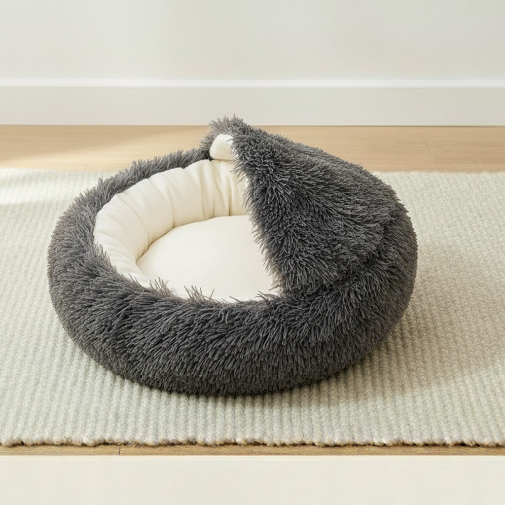 Lit Douillet en Peluche pour chat