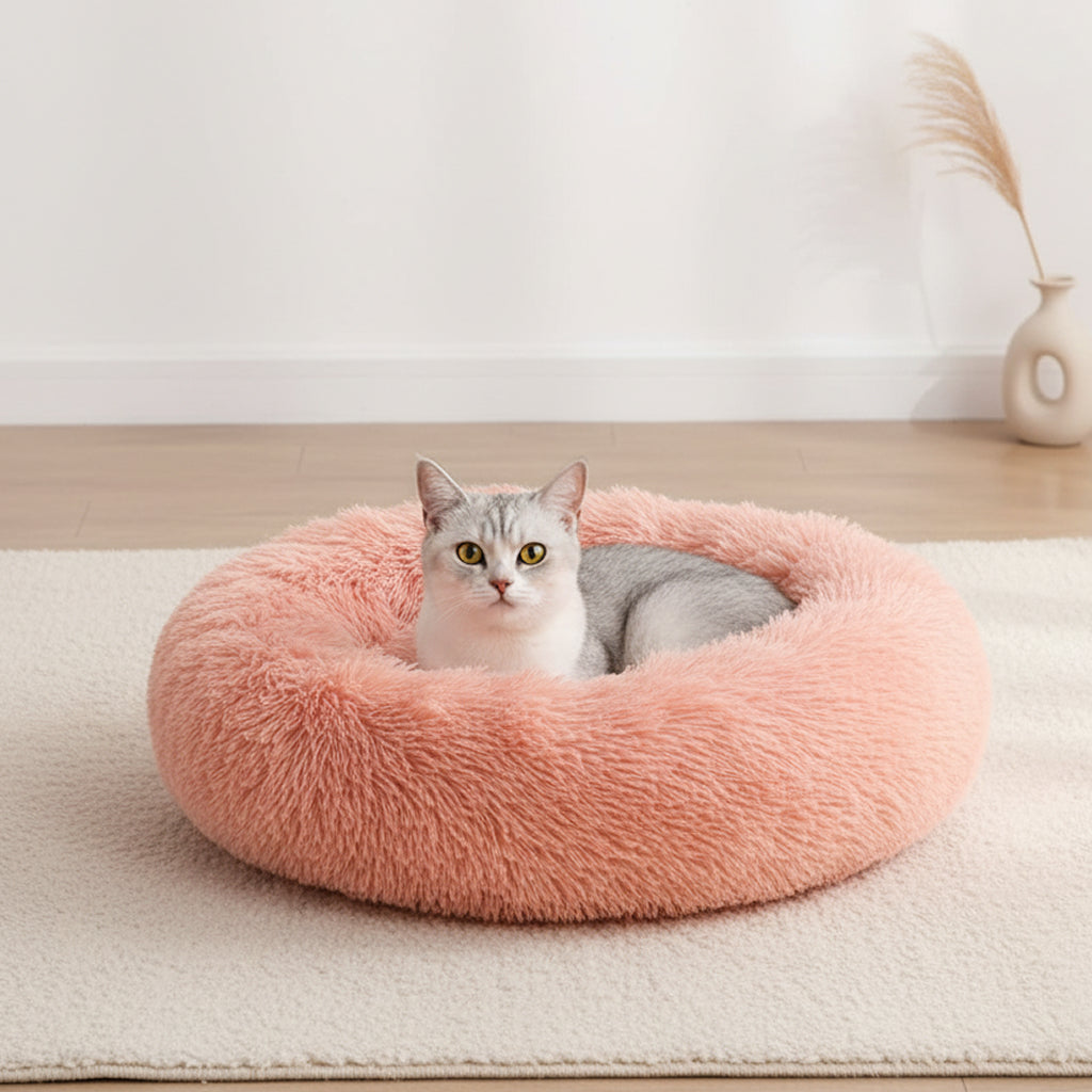 Lit Douillet en Peluche pour chat