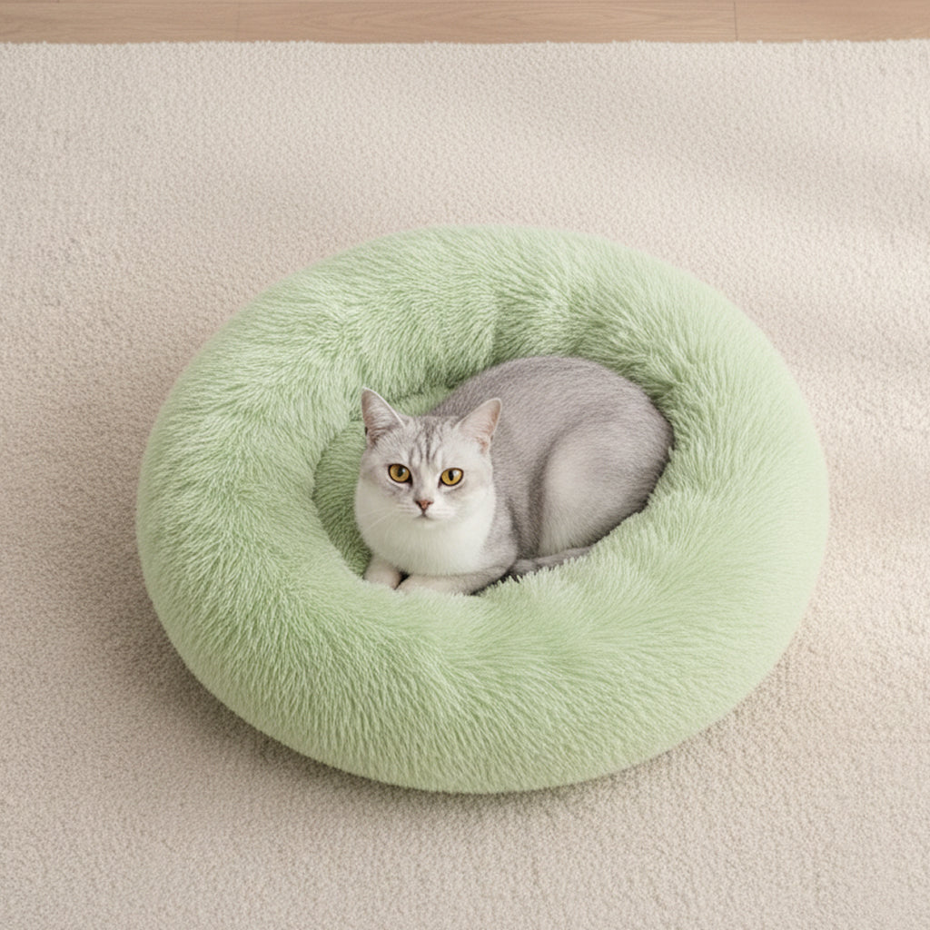 Lit Douillet en Peluche pour chat