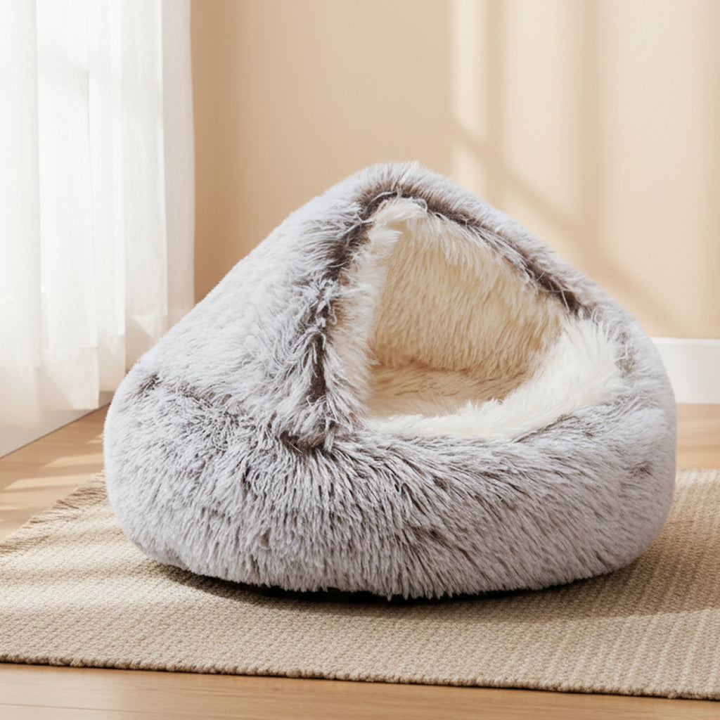 Lit pour chat douillet avec bord surélevé