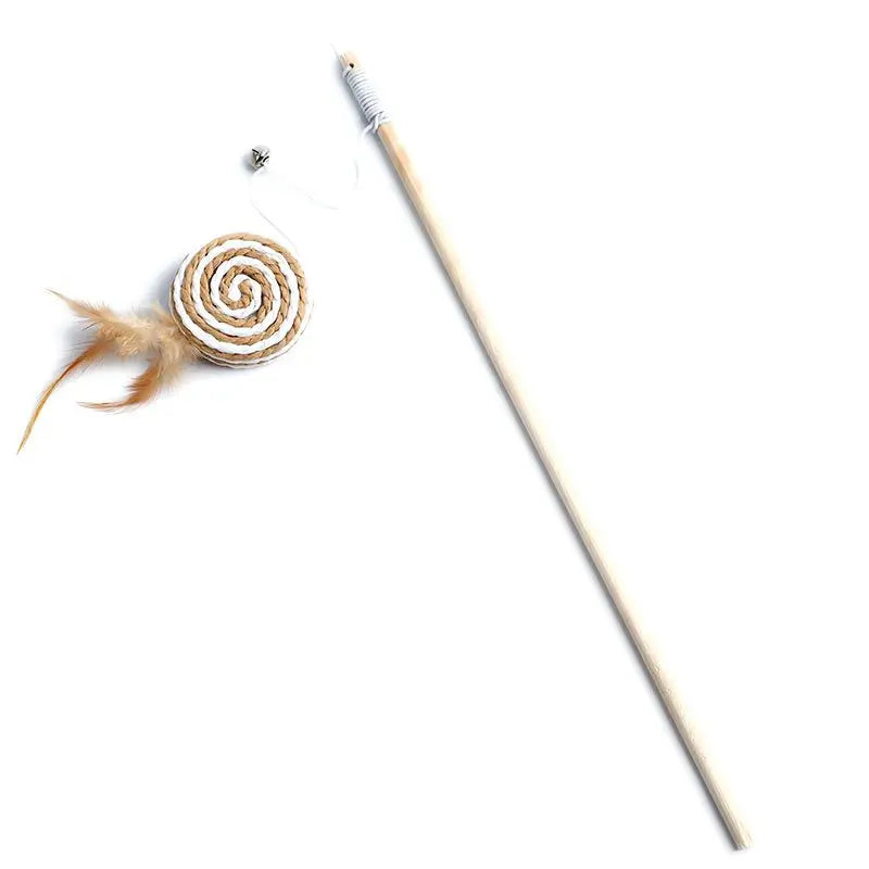 Jouets en Bois et Plumes pour chat