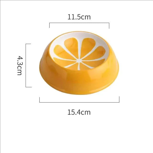 Bol fruit en céramique - Gamelle pour chat/chien