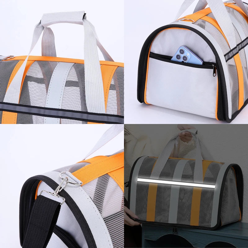 Sac de Transport transparent pour chat et petit chien
