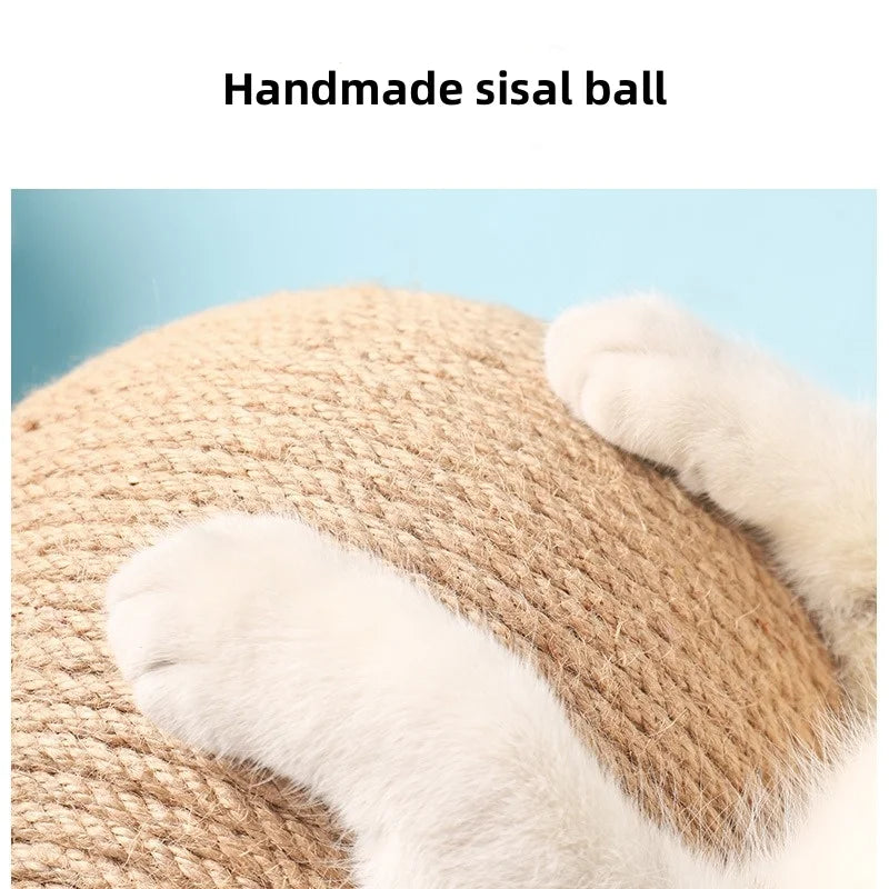 Balle à gratter en sisal pour chat