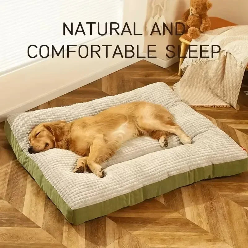 Matelas Douillet en Velours côtelé pour Chien