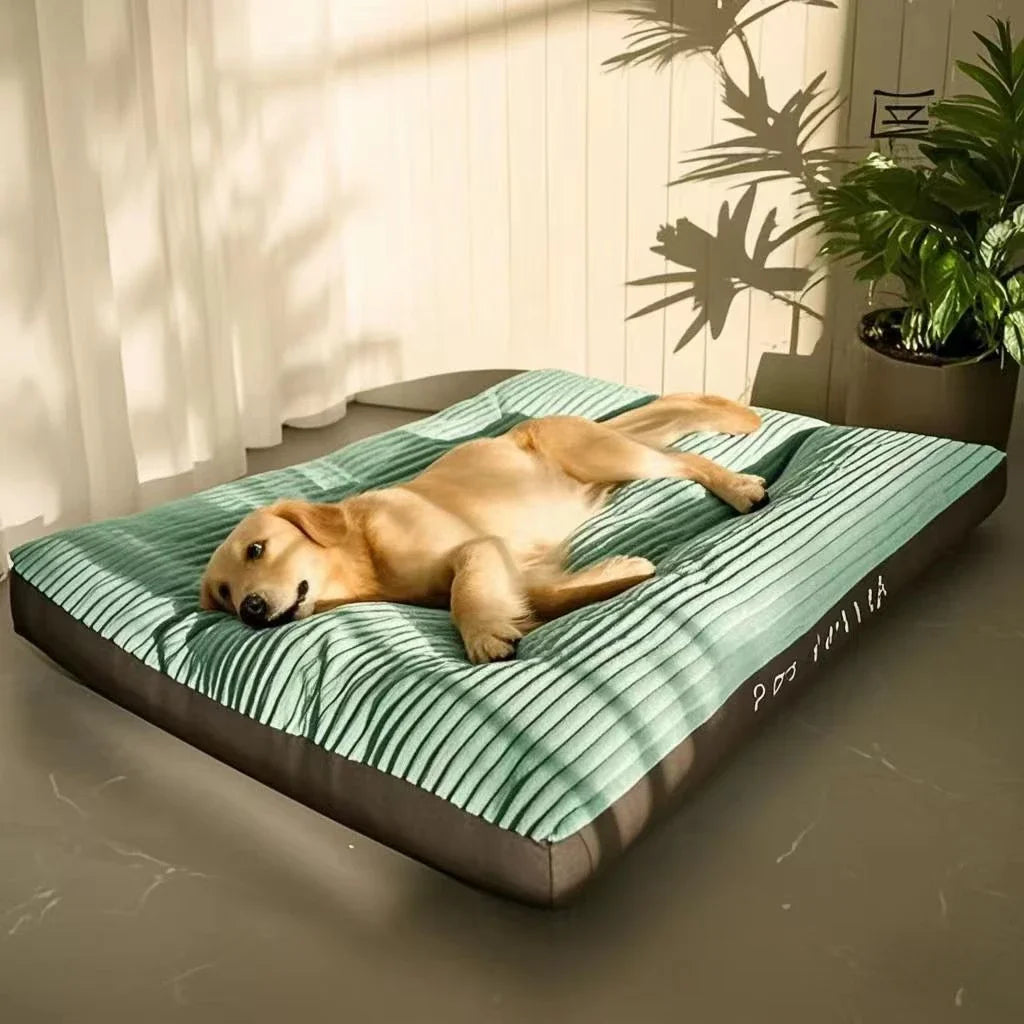 Matelas Douillet en Velours côtelé pour Chien