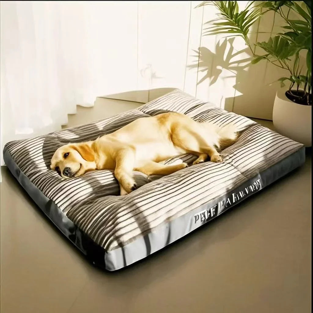 Matelas Douillet en Velours côtelé pour Chien