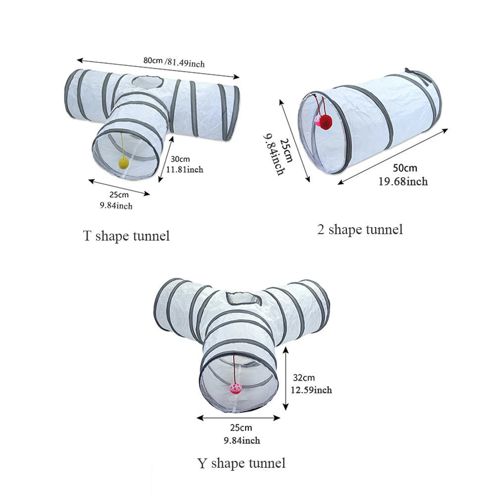 Tunnel de jeu pour chat : un espace d'amusement et d'aventure