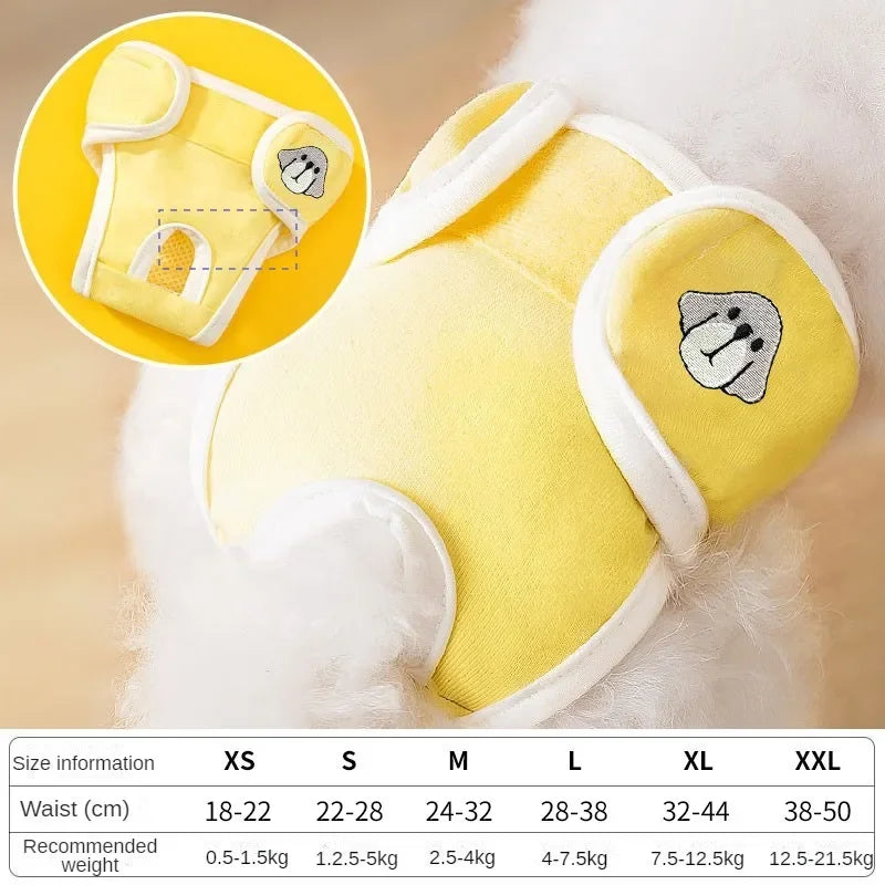 Couches Menstruelles Réutilisables pour Chien - Confort et Protection