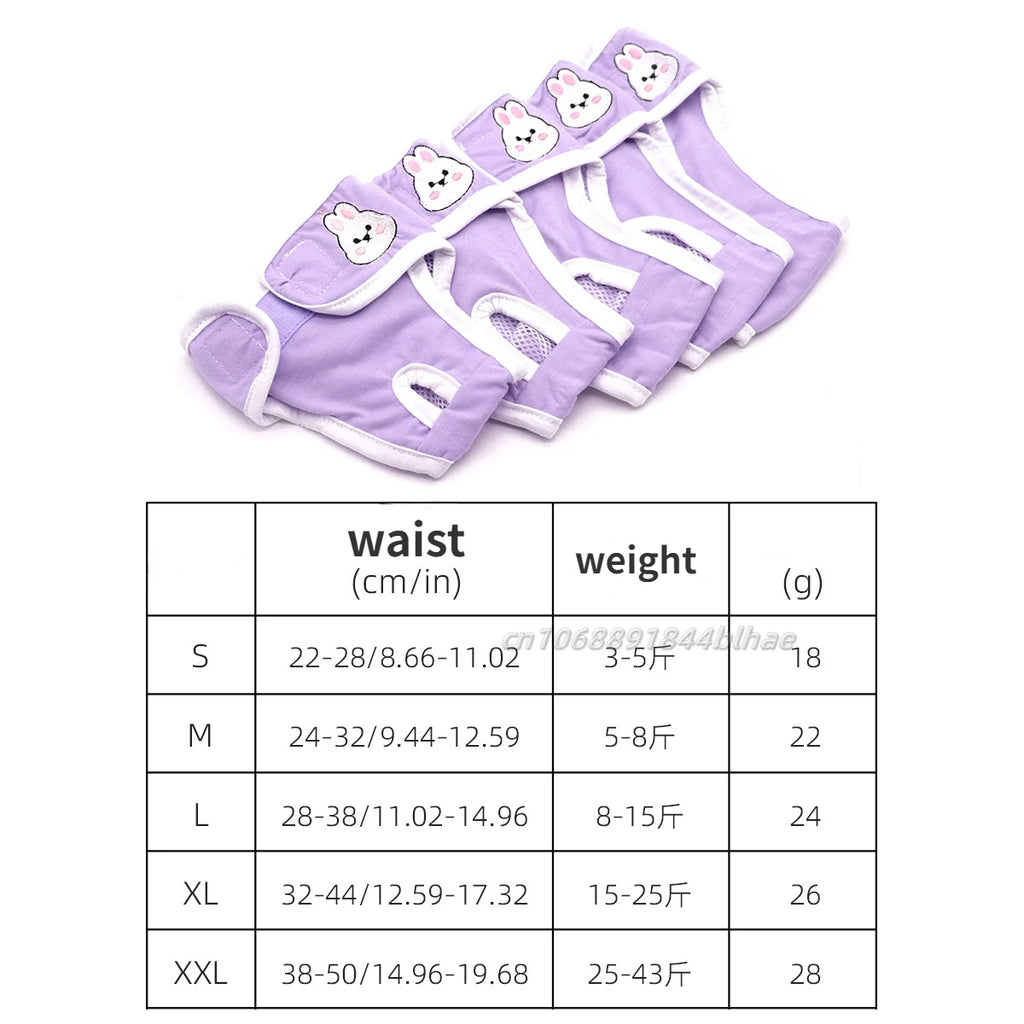 Couches Menstruelles Réutilisables pour Chien - Confort et Protection