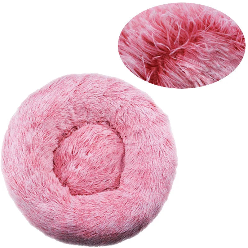 Coussin rond ultra doux – Confort et relaxation chien et chat