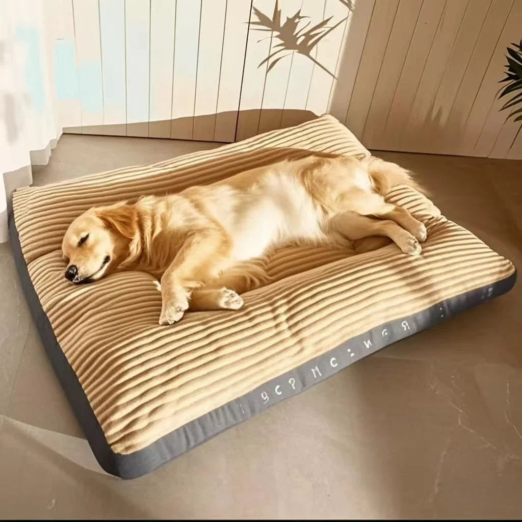 Matelas Douillet en Velours côtelé pour Chien