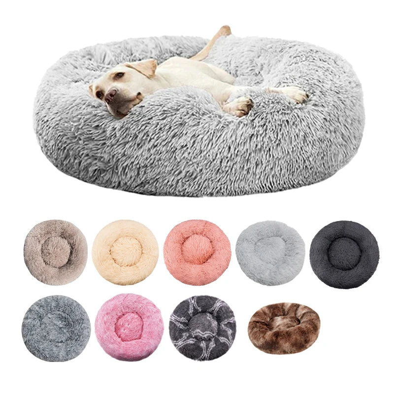 Coussin rond ultra doux – Confort et relaxation chien et chat